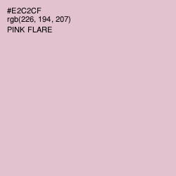 #E2C2CF - Pink Flare Color Image