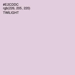 #E2CDDC - Twilight Color Image