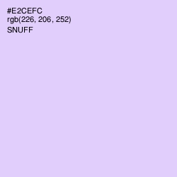 #E2CEFC - Snuff Color Image