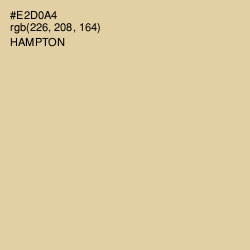 #E2D0A4 - Hampton Color Image