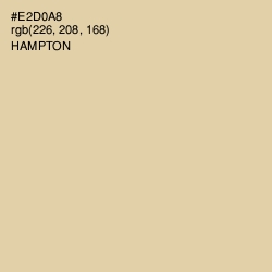 #E2D0A8 - Hampton Color Image