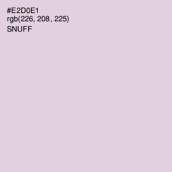 #E2D0E1 - Snuff Color Image