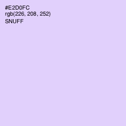 #E2D0FC - Snuff Color Image