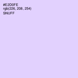 #E2D0FE - Snuff Color Image