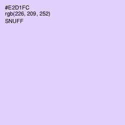 #E2D1FC - Snuff Color Image