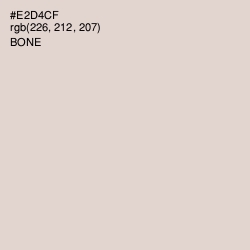 #E2D4CF - Bone Color Image