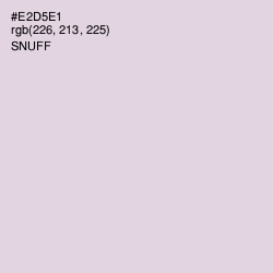#E2D5E1 - Snuff Color Image