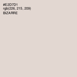 #E2D7D1 - Bizarre Color Image