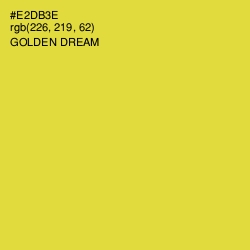 #E2DB3E - Golden Dream Color Image