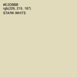 #E2DBBB - Stark White Color Image