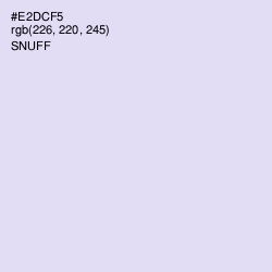 #E2DCF5 - Snuff Color Image