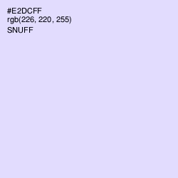 #E2DCFF - Snuff Color Image