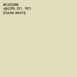 #E2DDBB - Stark White Color Image