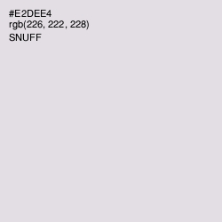 #E2DEE4 - Snuff Color Image