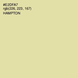 #E2DFA7 - Hampton Color Image