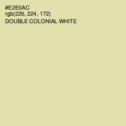 #E2E0AC - Double Colonial White Color Image