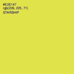 #E2E147 - Starship Color Image