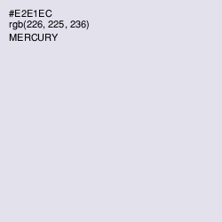 #E2E1EC - Mercury Color Image