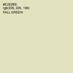#E2E2BE - Fall Green Color Image