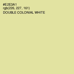#E2E3A1 - Double Colonial White Color Image