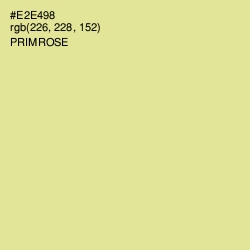 #E2E498 - Primrose Color Image