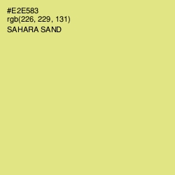 #E2E583 - Sahara Sand Color Image