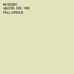 #E2E5BC - Fall Green Color Image