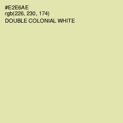 #E2E6AE - Double Colonial White Color Image