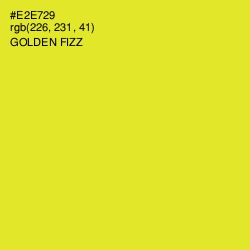 #E2E729 - Golden Fizz Color Image