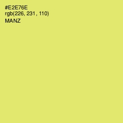 #E2E76E - Manz Color Image