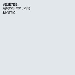 #E2E7EB - Mystic Color Image