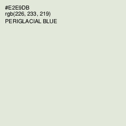 #E2E9DB - Periglacial Blue Color Image