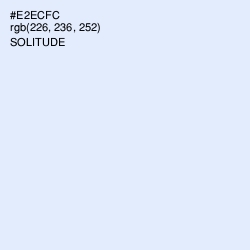 #E2ECFC - Solitude Color Image