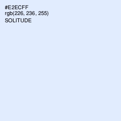 #E2ECFF - Solitude Color Image