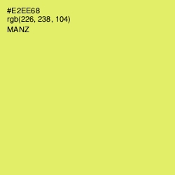 #E2EE68 - Manz Color Image
