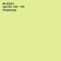 #E2EE95 - Primrose Color Image