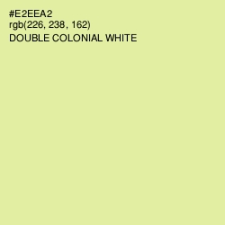 #E2EEA2 - Double Colonial White Color Image