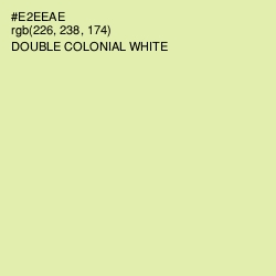 #E2EEAE - Double Colonial White Color Image