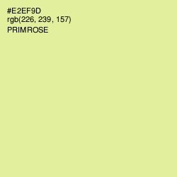 #E2EF9D - Primrose Color Image