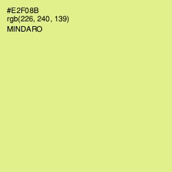 #E2F08B - Mindaro Color Image