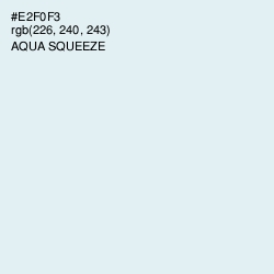 #E2F0F3 - Aqua Squeeze Color Image