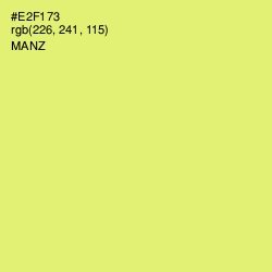 #E2F173 - Manz Color Image