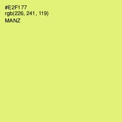 #E2F177 - Manz Color Image