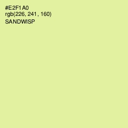 #E2F1A0 - Sandwisp Color Image