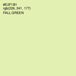 #E2F1B1 - Fall Green Color Image