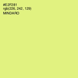 #E2F281 - Mindaro Color Image