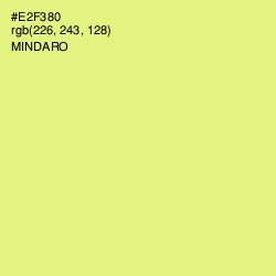 #E2F380 - Mindaro Color Image