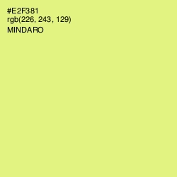 #E2F381 - Mindaro Color Image