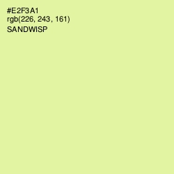 #E2F3A1 - Sandwisp Color Image