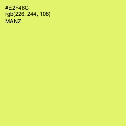 #E2F46C - Manz Color Image